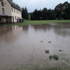 Vichřice s bleskovou povodní 1.7.2019