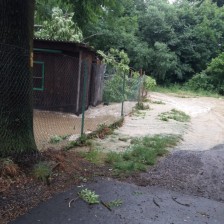 Vichřice s bleskovou povodní 1.7.2019