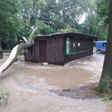 Vichřice s bleskovou povodní 1.7.2019