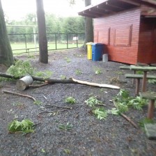 Vichřice s bleskovou povodní 1.7.2019