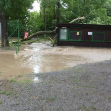 Vichřice s bleskovou povodní 1.7.2019