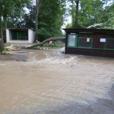 Vichřice s bleskovou povodní 1.7.2019